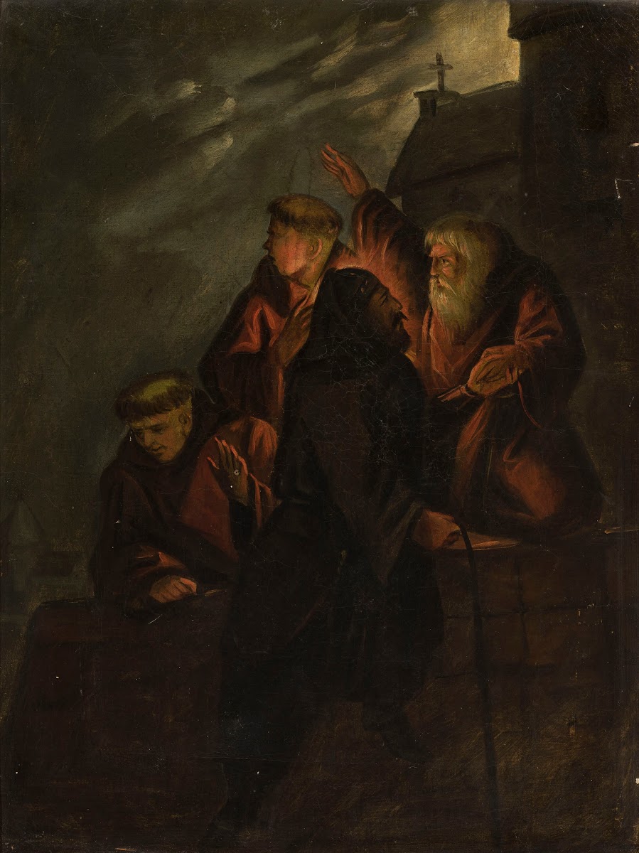 Priest Marek facilitates the escape of Władysław the Short 1850