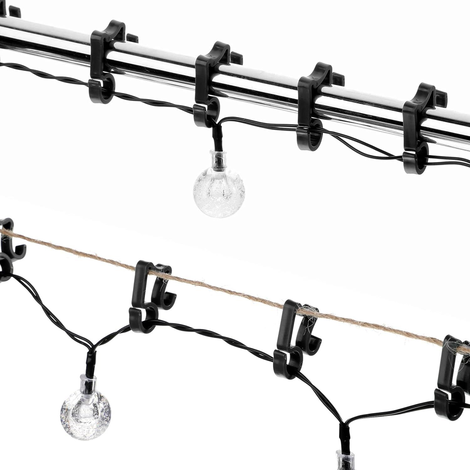 Dachrinnenhaken für Lichterketten