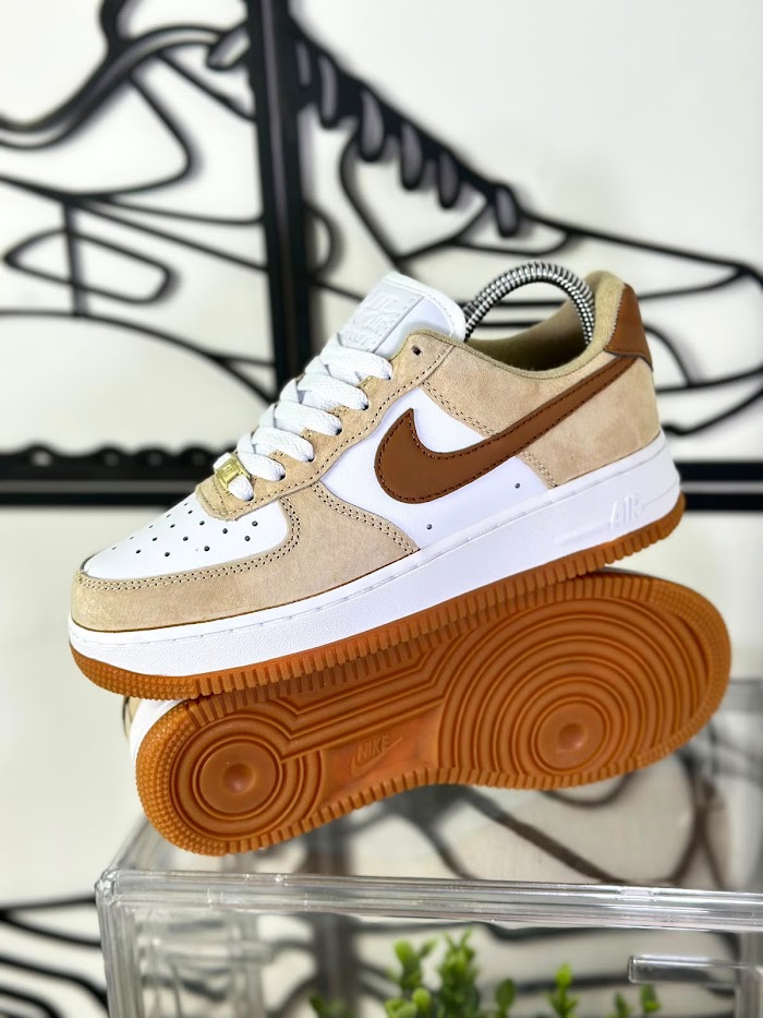 Nike Air Force 1 Beige Marron