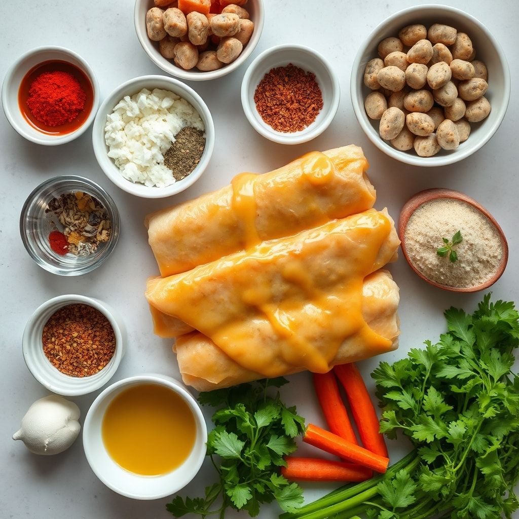 Ingredients for Easy Breakfast Enchiladas with Sausage Gravy Recipe – 30-Minute Family Favorite