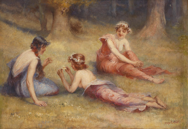 The Three Graces In A Meadow