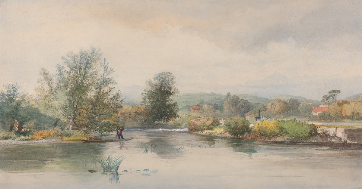 Punt on a River 1862