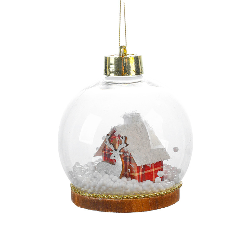LED Christmas ball with lighting, 10 cm