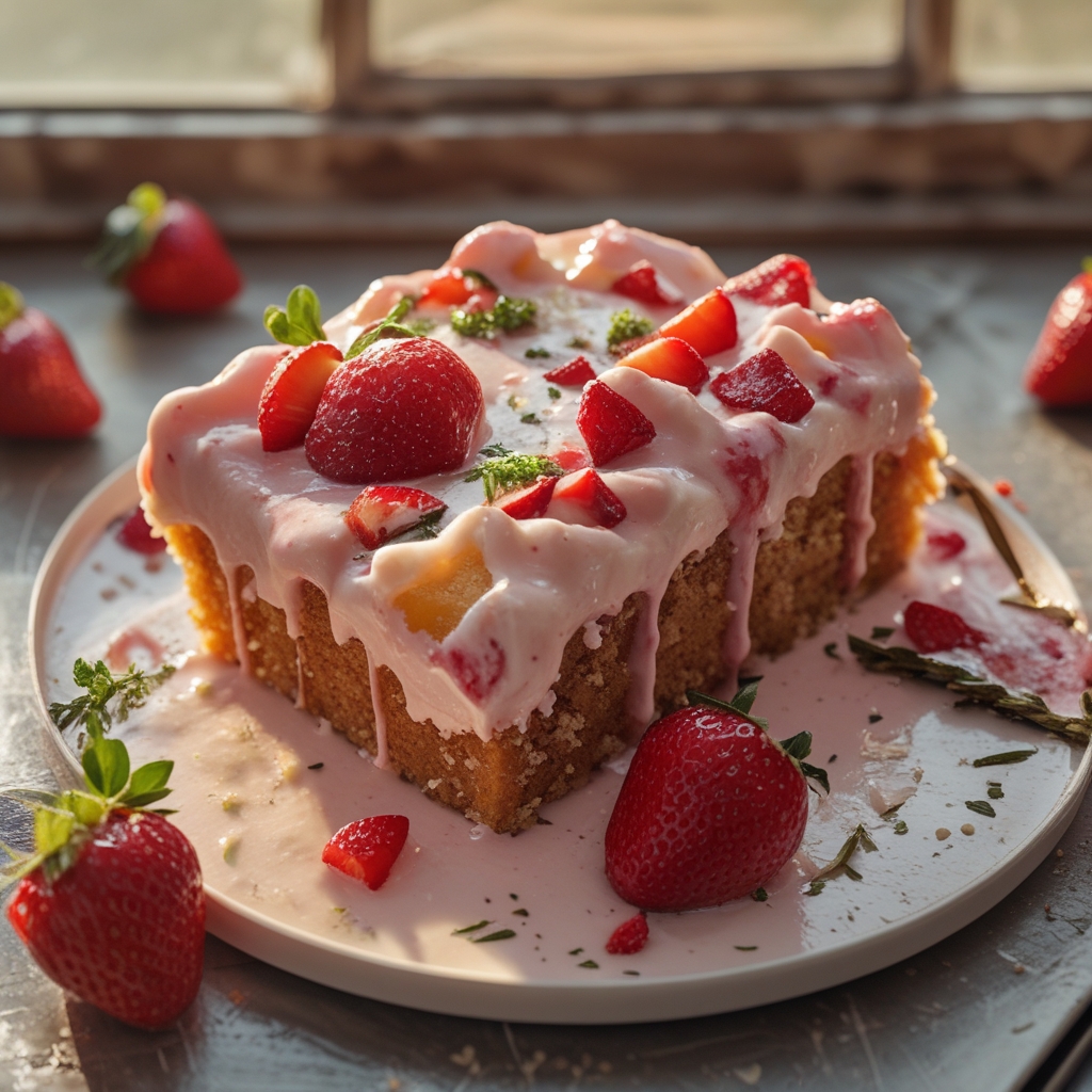 Delicious Strawberry Milkshake Pound Cake Recipe for Nostalgic Moments