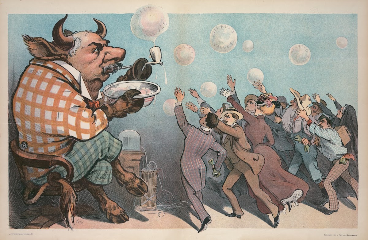 Wall street bubbles  always the same 1901
