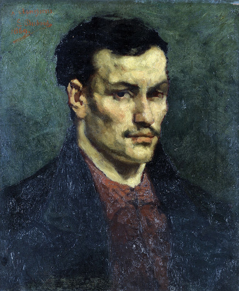 Head of a Man study 1869