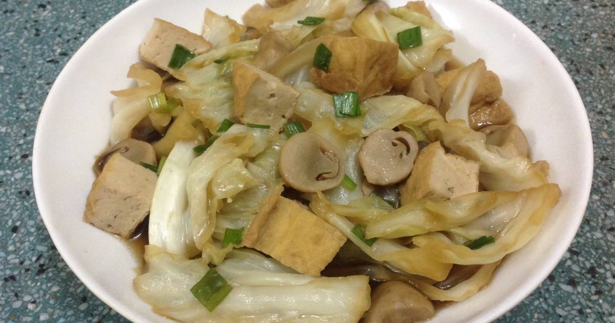 Bắp cải kho chay