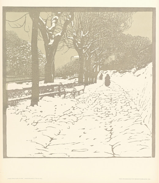 Winter Hohe Warte in Wien 1903