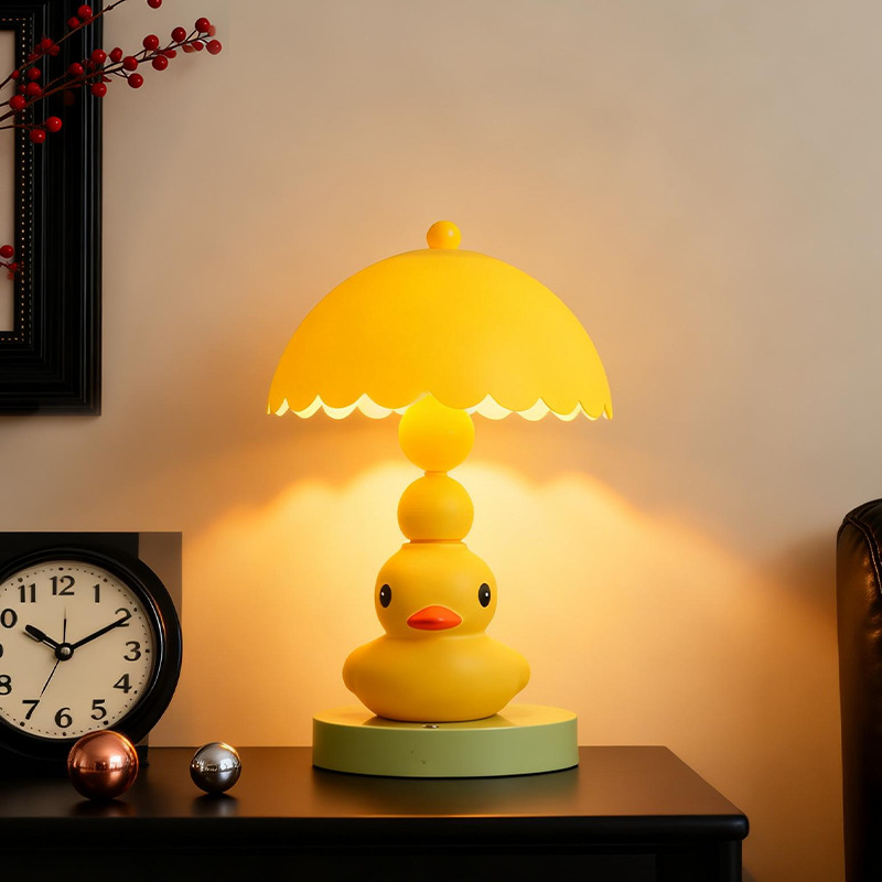 Ente-Tischlampe im modernen Design