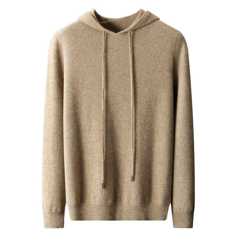 Men's Cashmere-Wool Blend Hoodie