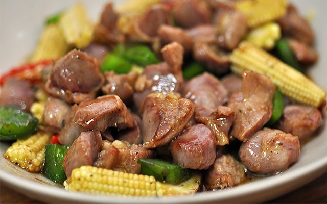 Mề Gà Xào Giòn