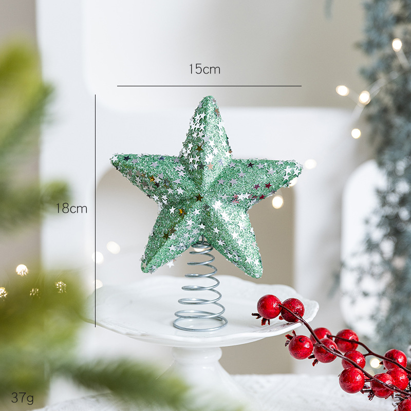 Weihnachtsbaumspitze Stern aus Schaumstoff
