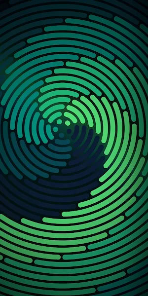 Abstract Green Swirling Lines 4K iPhone Wallpaper Background