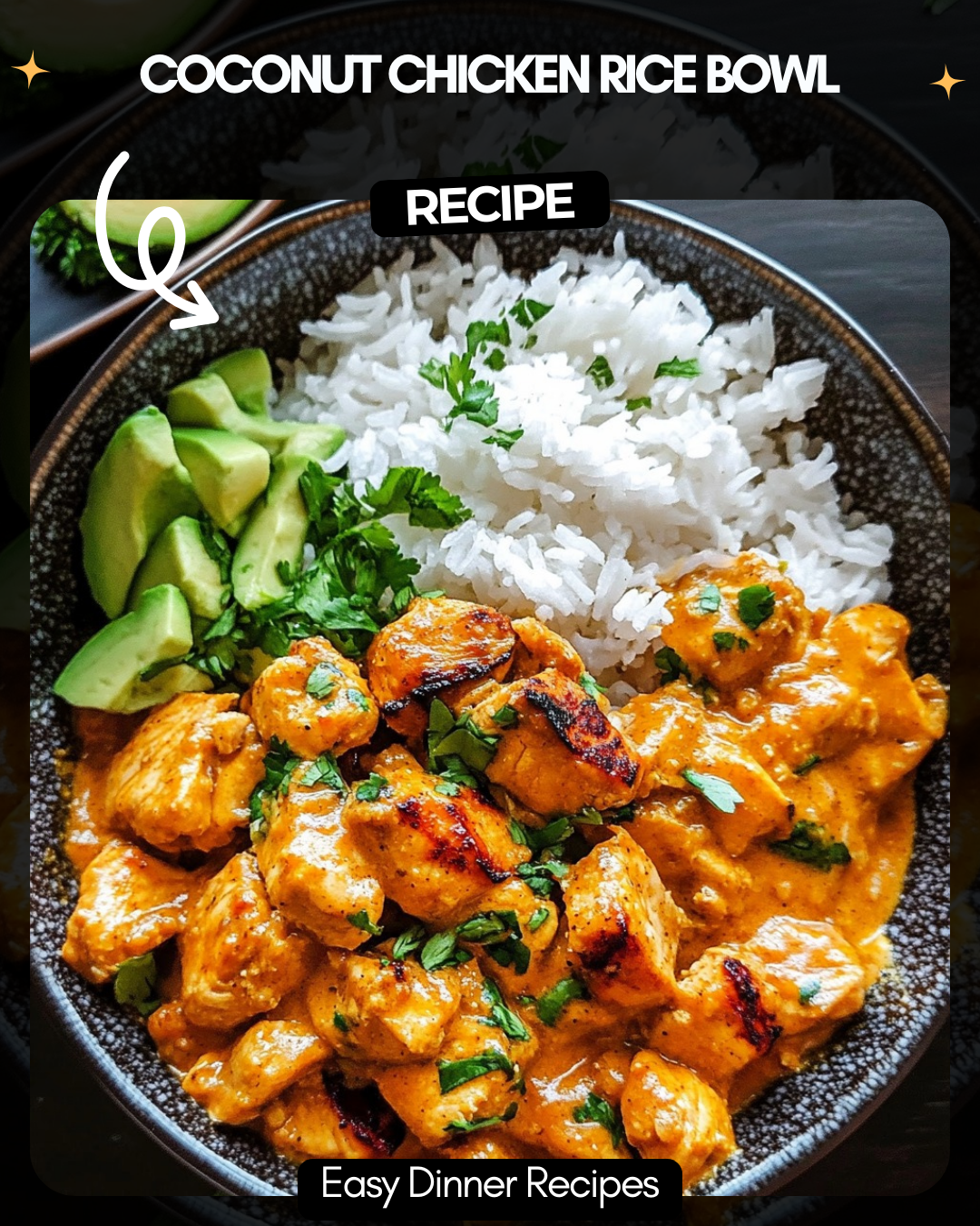 Coconut Chicken Rice Bowl