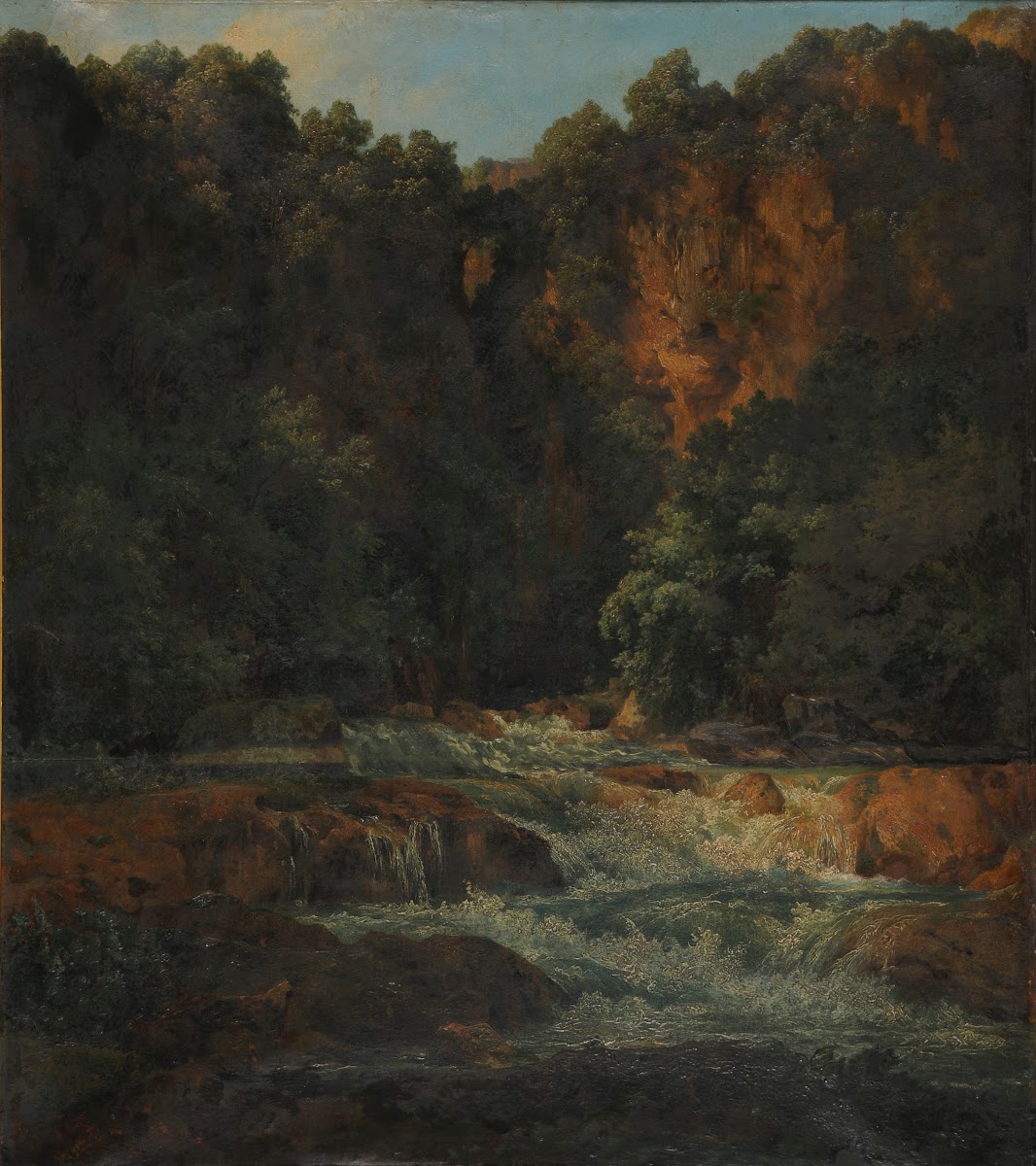 Cascade et rochers 1826