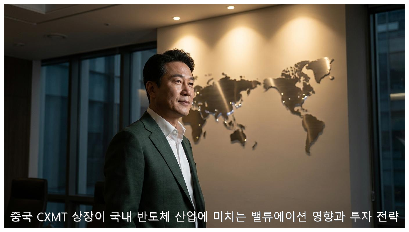 중국 CXMT 상장이 국내 반도체 산업에 미치는 밸류에이션 영향과 투자 전략 핵심 안내 및 분석 인포그래픽 (2)