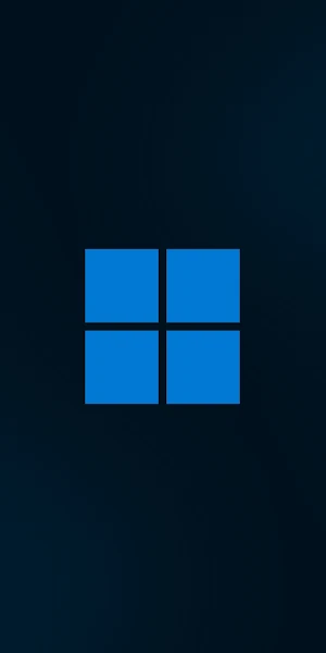 Windows 11, Microsoft Logo, Abstract Design, Blue Tones 4K Wallpaper Background