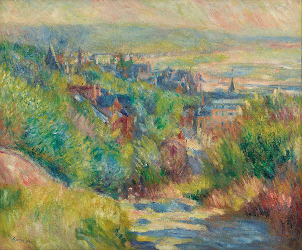 Les hauteurs de Trouville circa 1885