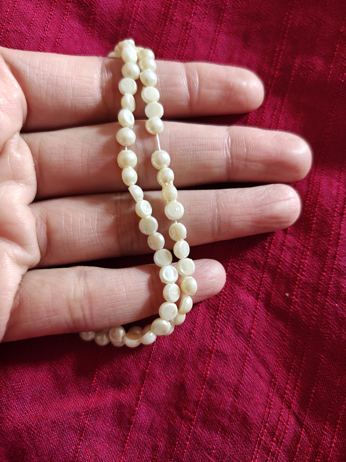 Half round 4mm off white (pack of 3 line)
