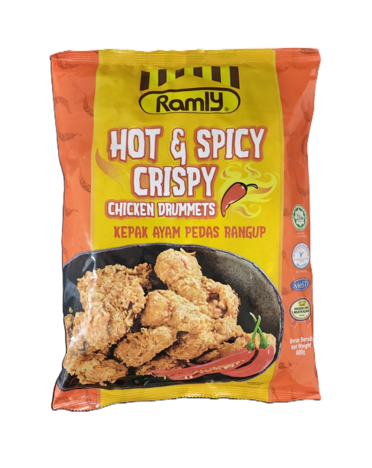 Ramly Kepak Ayam  Pedas Rangup 800G