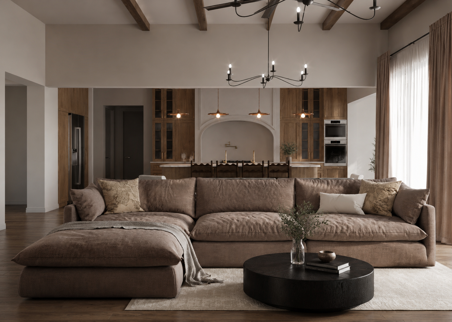 Living Room and Kitchen