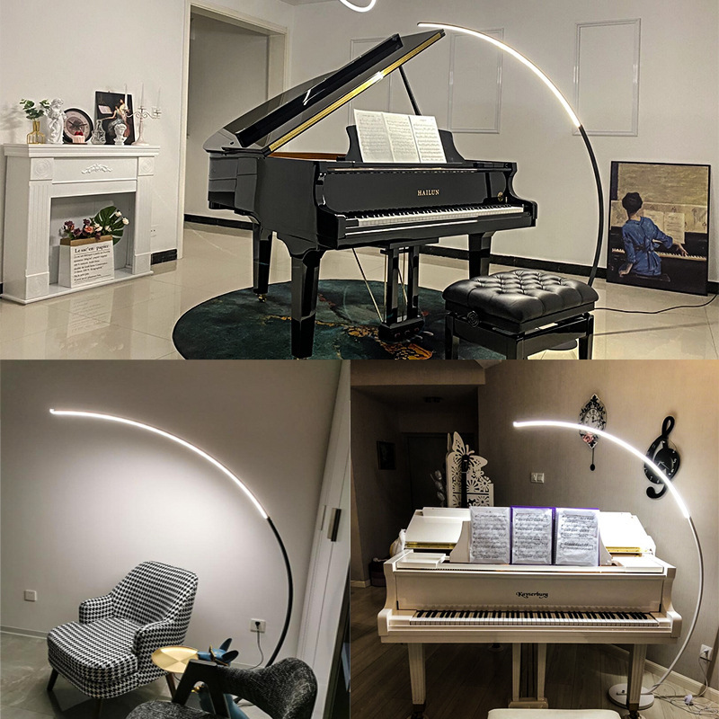 LED-Stehleuchte, modern, dimmbar