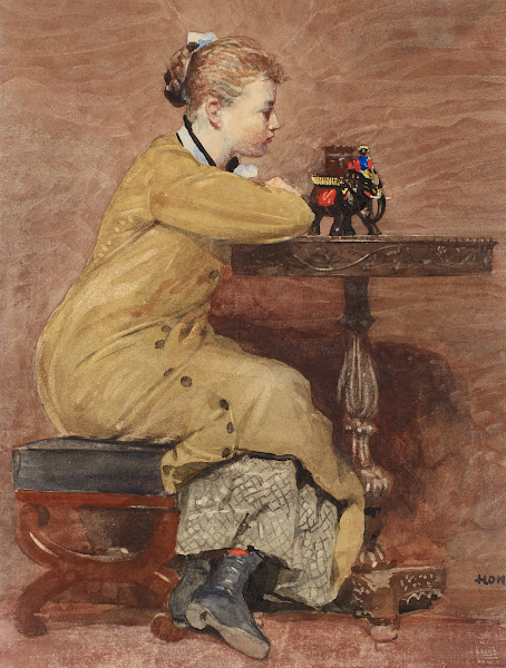 Woman and Elephant circa 1877