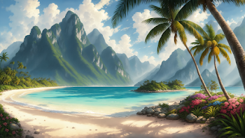 Tropical Beach Wallpaper