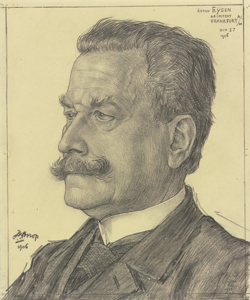 Bildnis des Architekten Anton Eyssen 1906