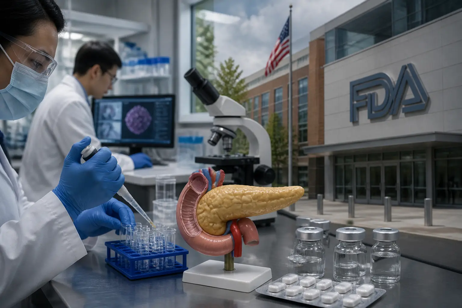 Editorial image for US drug agency approves breakthrough treatment for pancreatic cancer