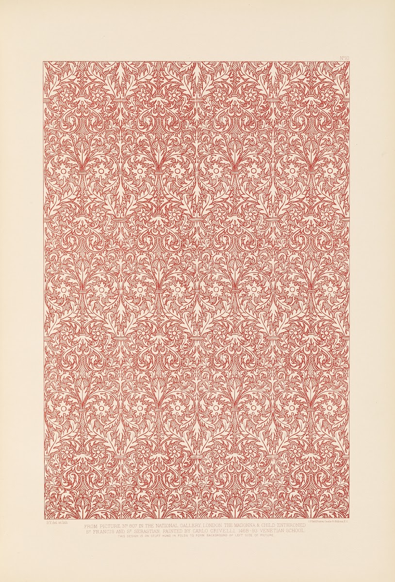Fifteenth century Italian ornament Pl10 1886