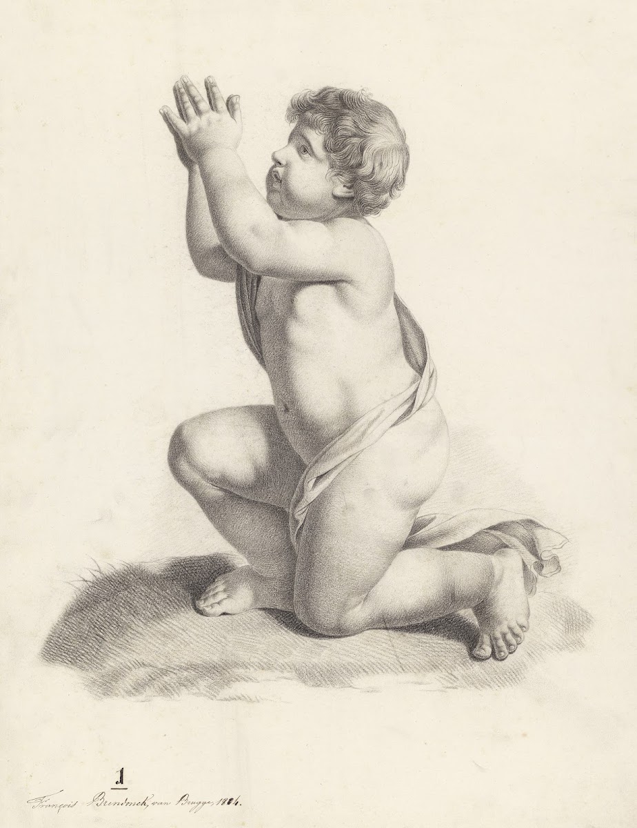Kneeling pleading boy 1804