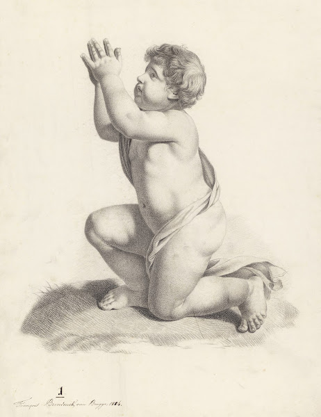 Kneeling pleading boy 1804