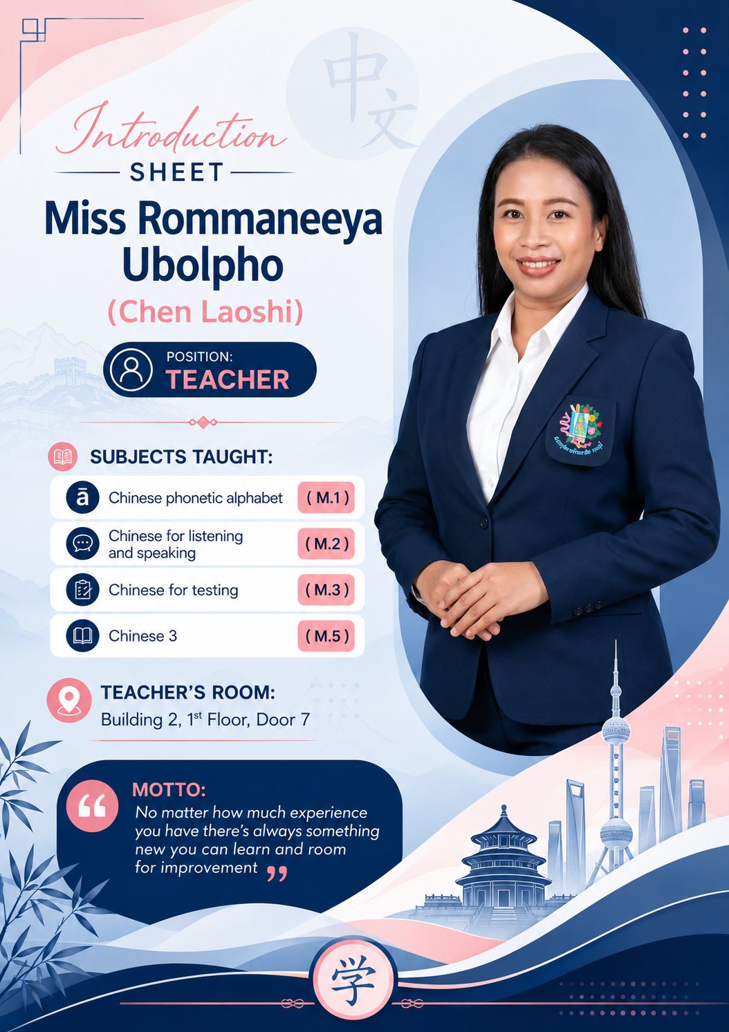 Miss Rommaneeya Ubolpho