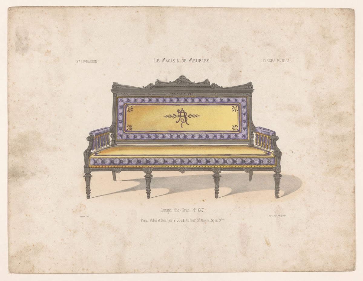 Canapé Neo Grec 1832   1904