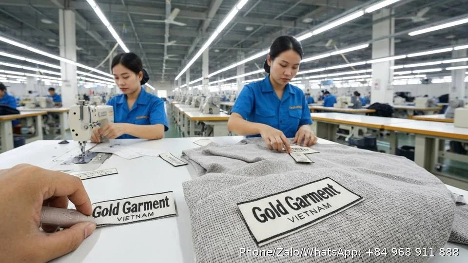 clothing tag manufacturing - Gold Garment Vietnam
