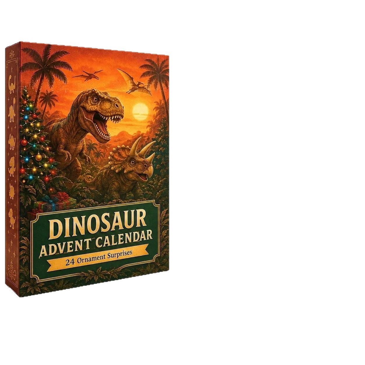 Dinosaurier-Adventskalender aus Acryl