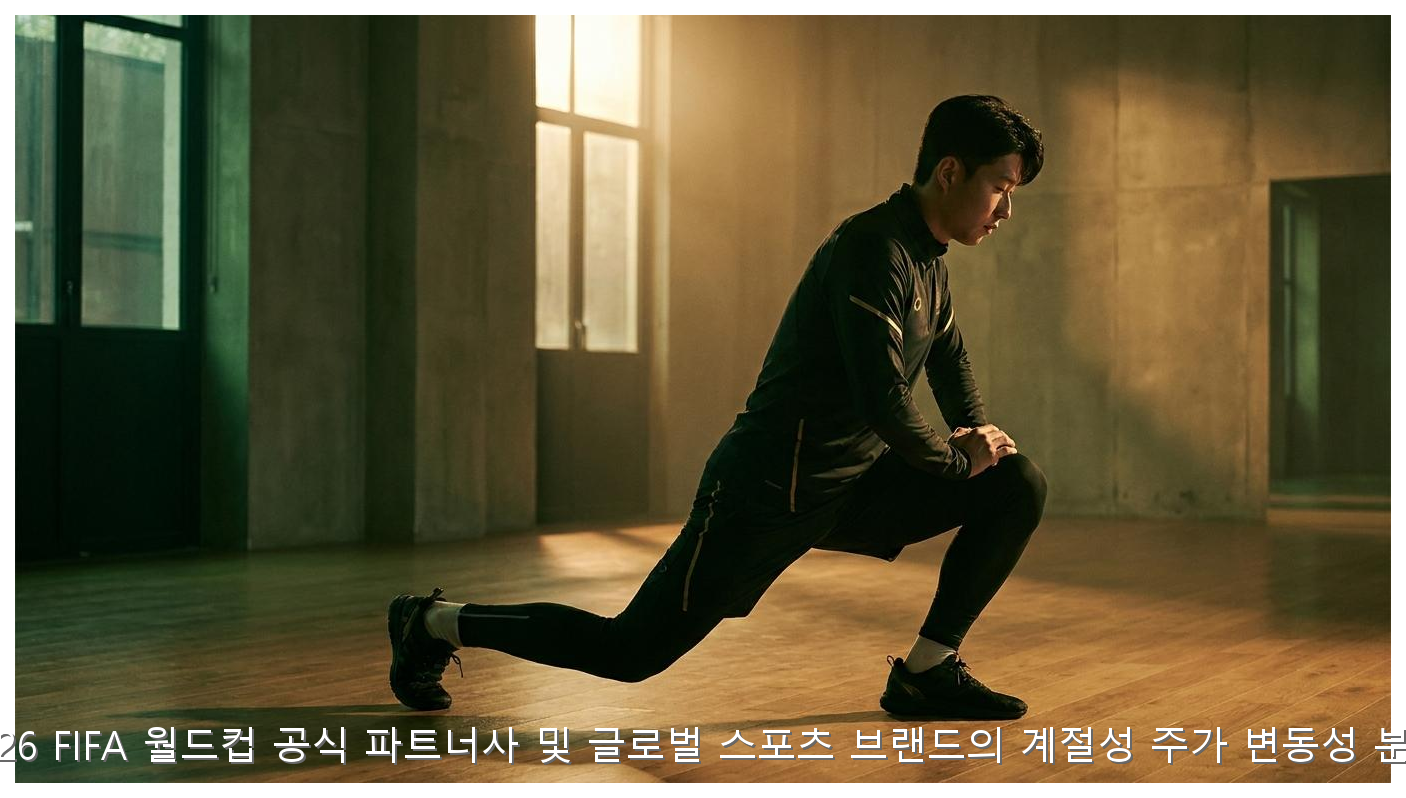 2026 FIFA 월드컵 공식 파트너사 및 글로벌 스포츠 브랜드의 계절성 주가 변동성 분석 핵심 안내 및 분석 인포그래픽 (6)