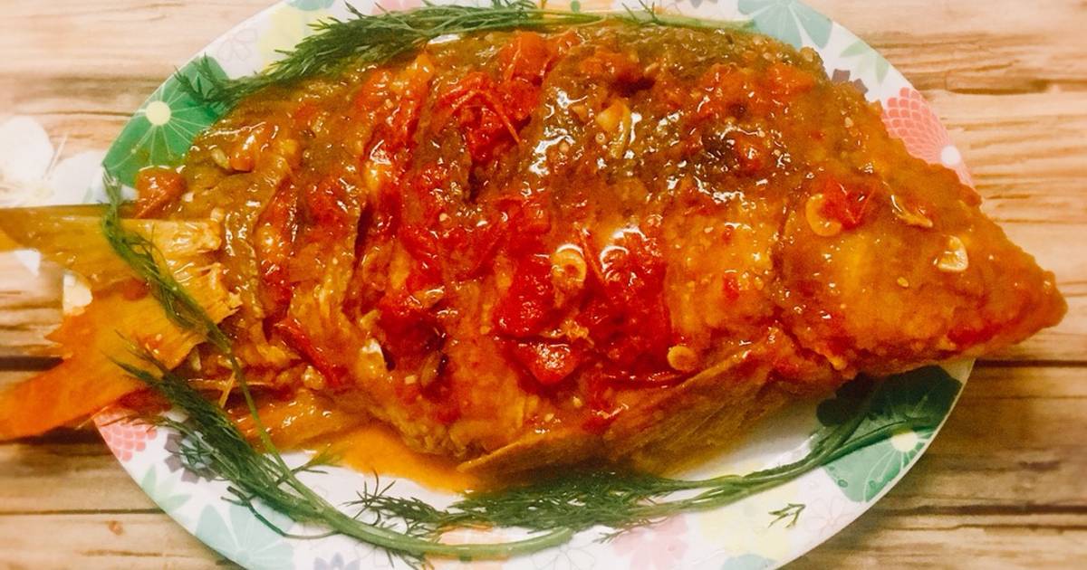 Cá chép sốt kiểu Hoa