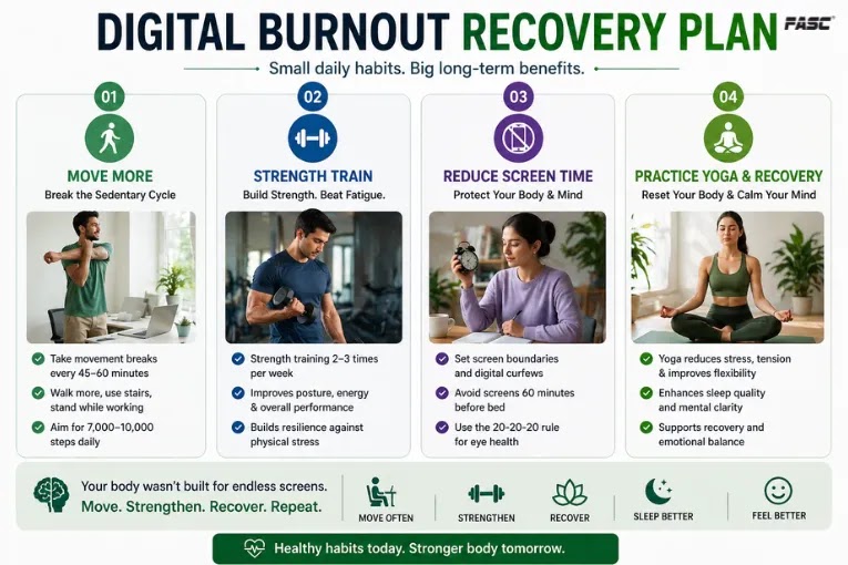 Digital burnout recovery plan