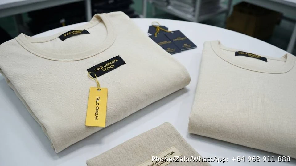 Organic Cotton Clothing - Gold Garment Vietnam