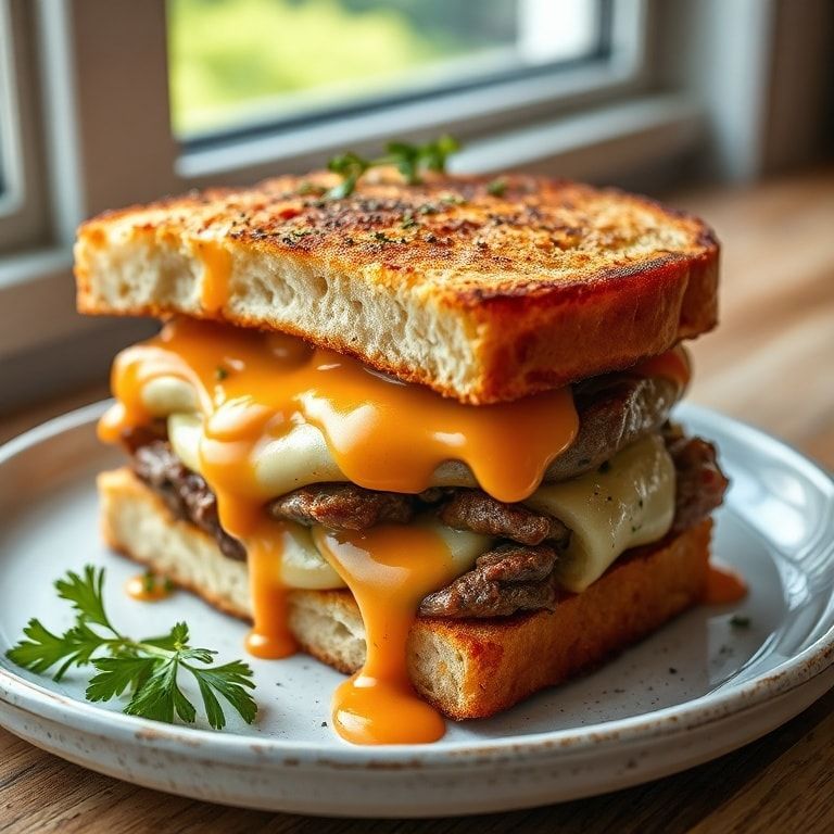 Easy Beef Croque Monsieur Sandwiches Recipe – Quick Cheesy Comfort finished