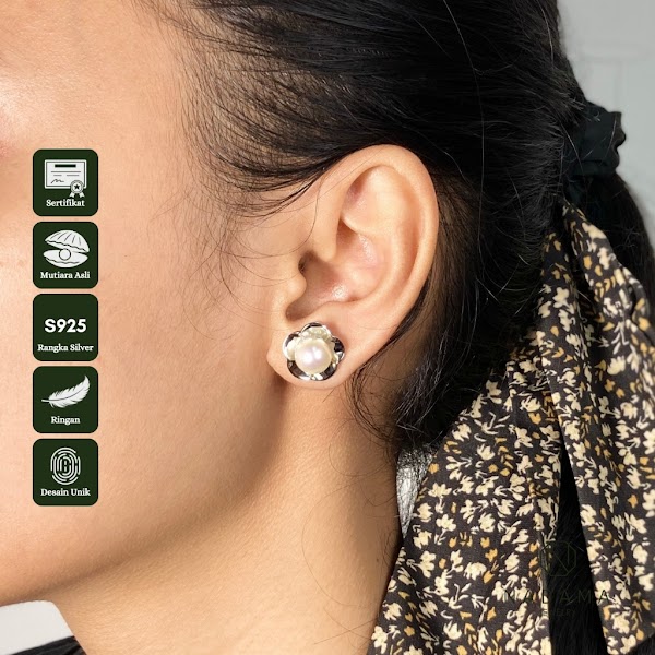 Alya Anting Mutiara Air Tawar
