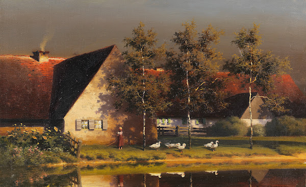 Die kleine Gänsehirtin 1900