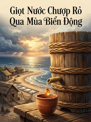 Bìa truyện Giọt Nước Chượp Rỏ Qua Mùa Biển Động