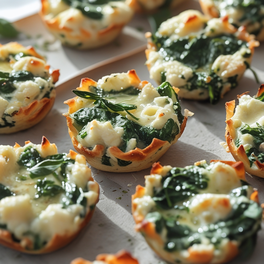 20-Minute Spinach Ricotta Bites Recipe – Irresistibly Easy Appetizer for Quick Entertaining
