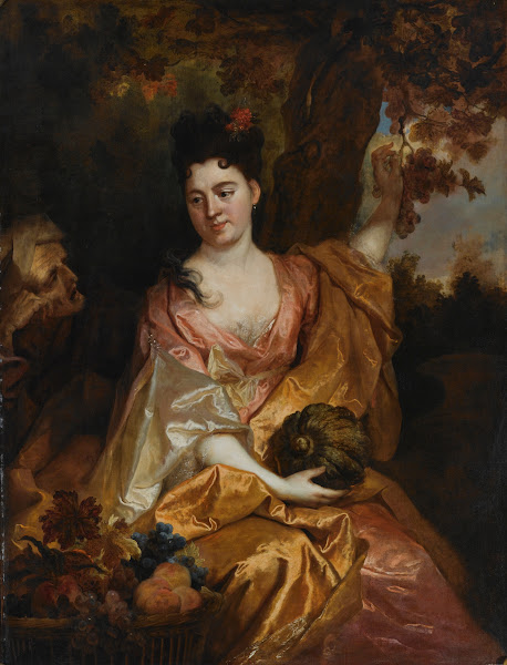 Portrait Of A Lady asPomona beside her Vertumnus
