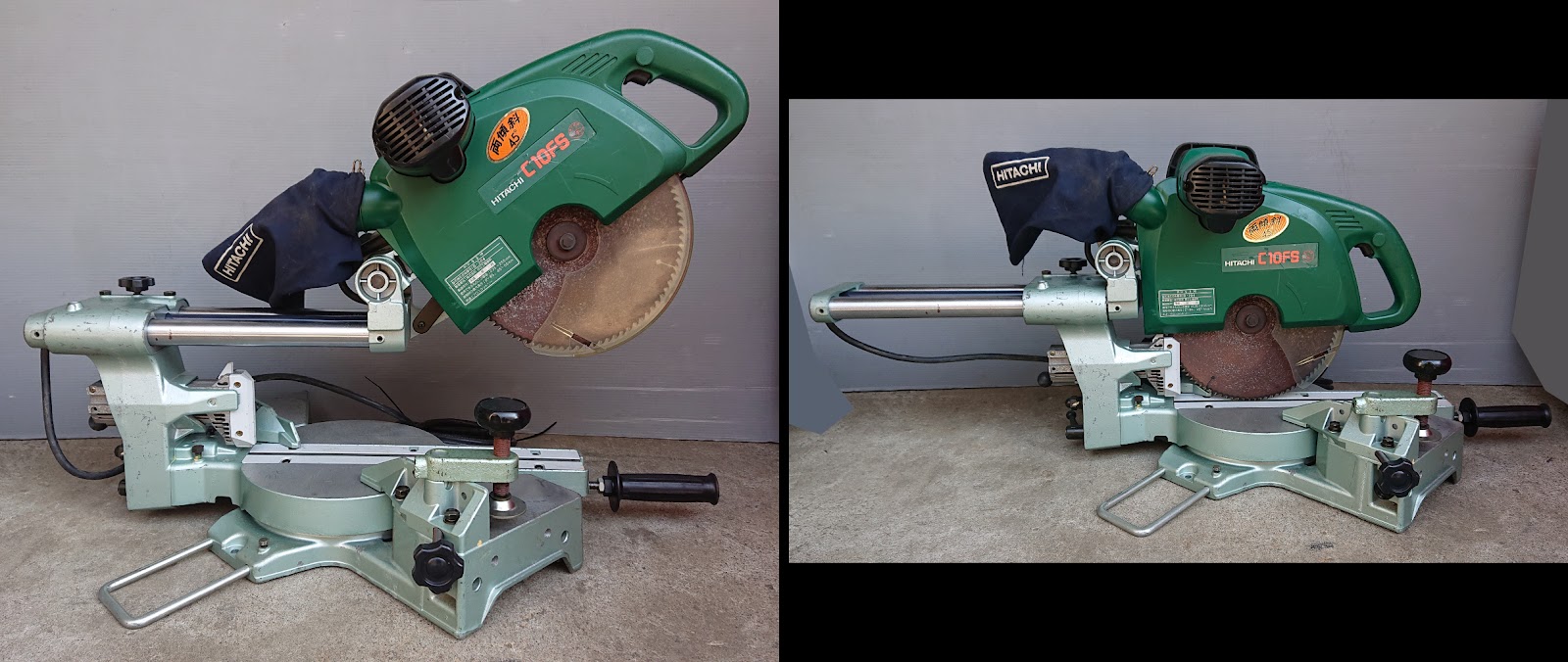 ☆日立工機★255mm 卓上スライド丸のこ★C10FS★送料着払い★