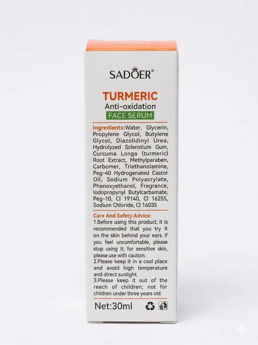 Sadoer Turmeric Anti-Oxidation Fcae Serum