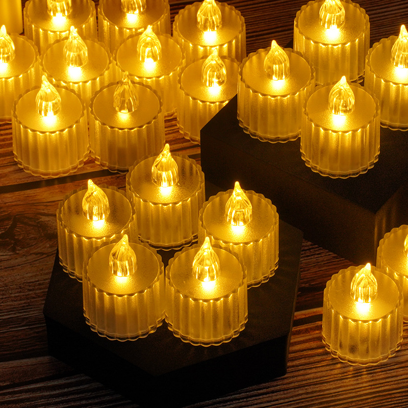 LED-Teelichter, transparent